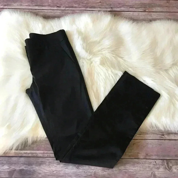 Theory Slick Slim Straight Leg Pants Sz 4 - Picture 2 of 6